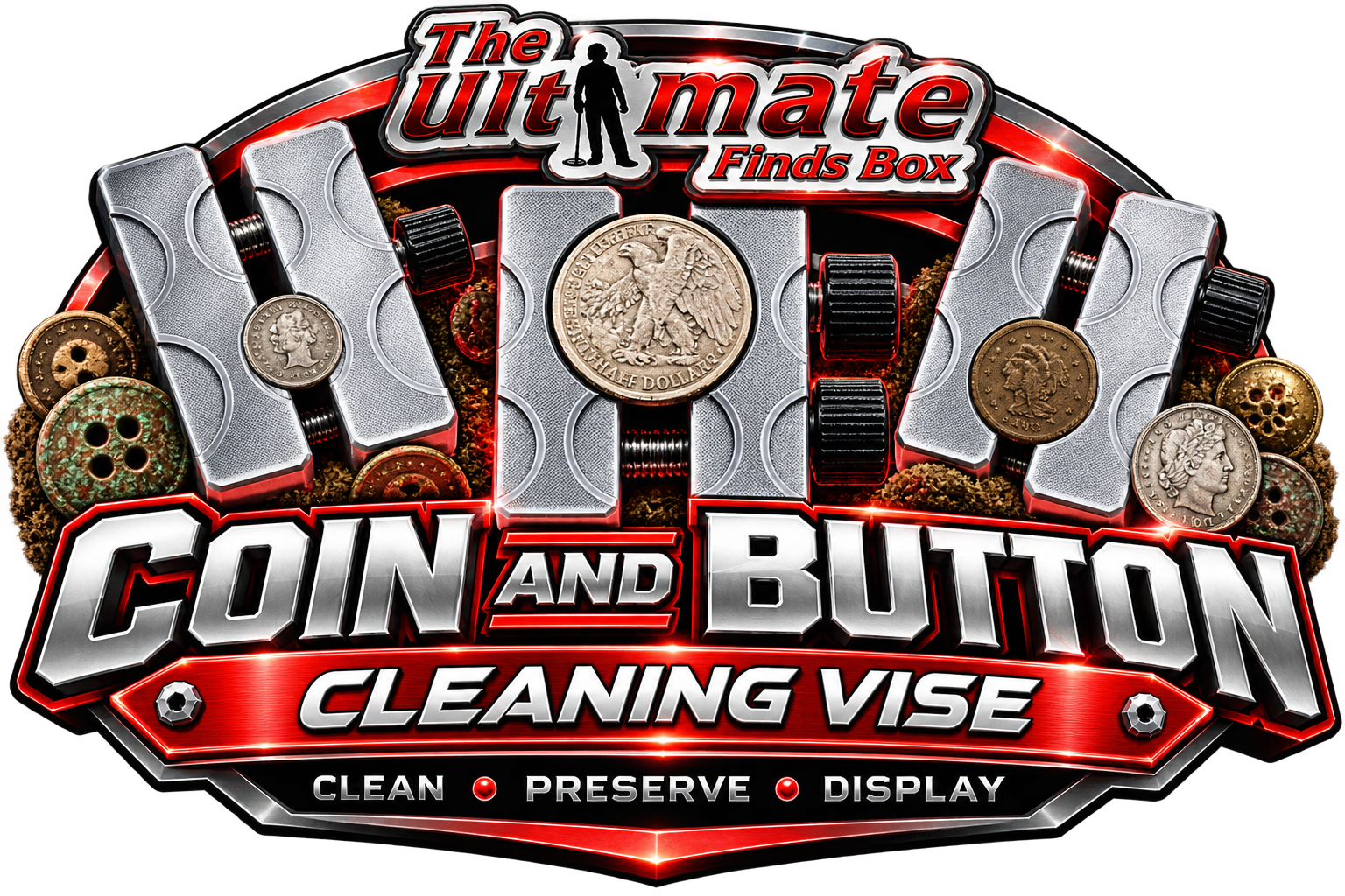 Coin Cleaning Vise 