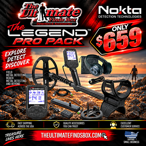 Legend Pro-Pack Multi-Frequency Waterproof Metal Detector.