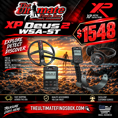 Deus 2 Multifrequency Metal Detector With Wireless WSA-ST Headphones