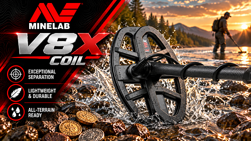 Minelab V8X Double-D 8x5