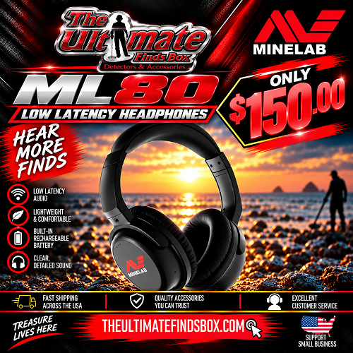 MINELAB ML 80 Wireless Bluetooth aptX Low Latency headphones