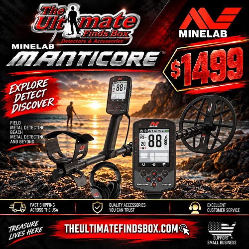 Minelab Manticore Metal Detector With Free Accessory Pack